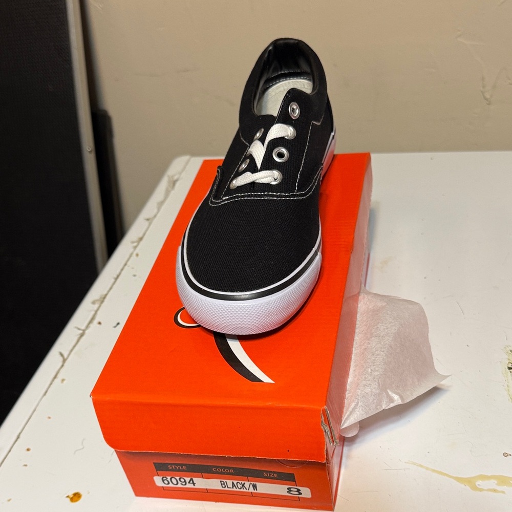 Stylish Black Canvas Athletic Shoes for women